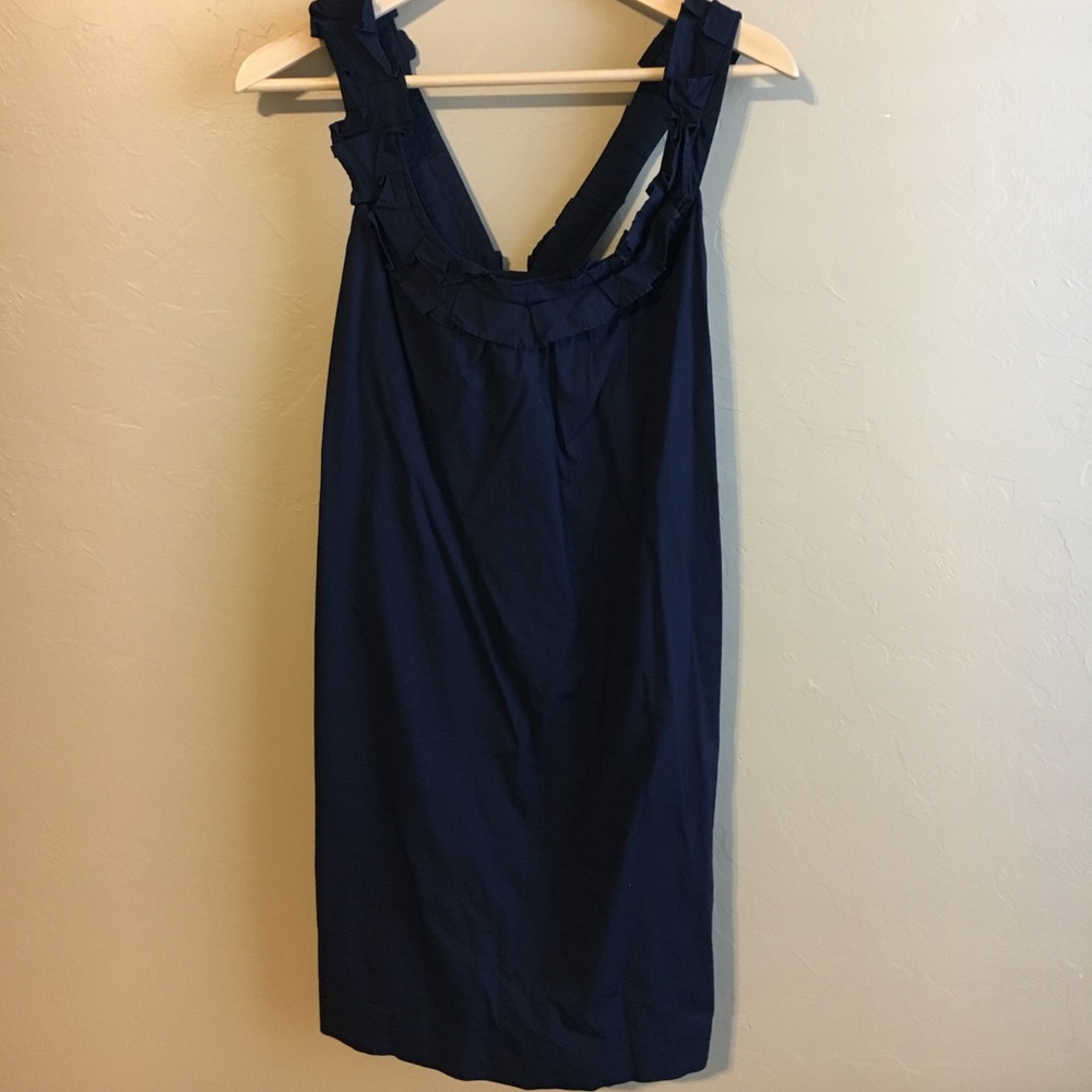 Fei Size 4 Mini Navy Blue Dress Anthropologie